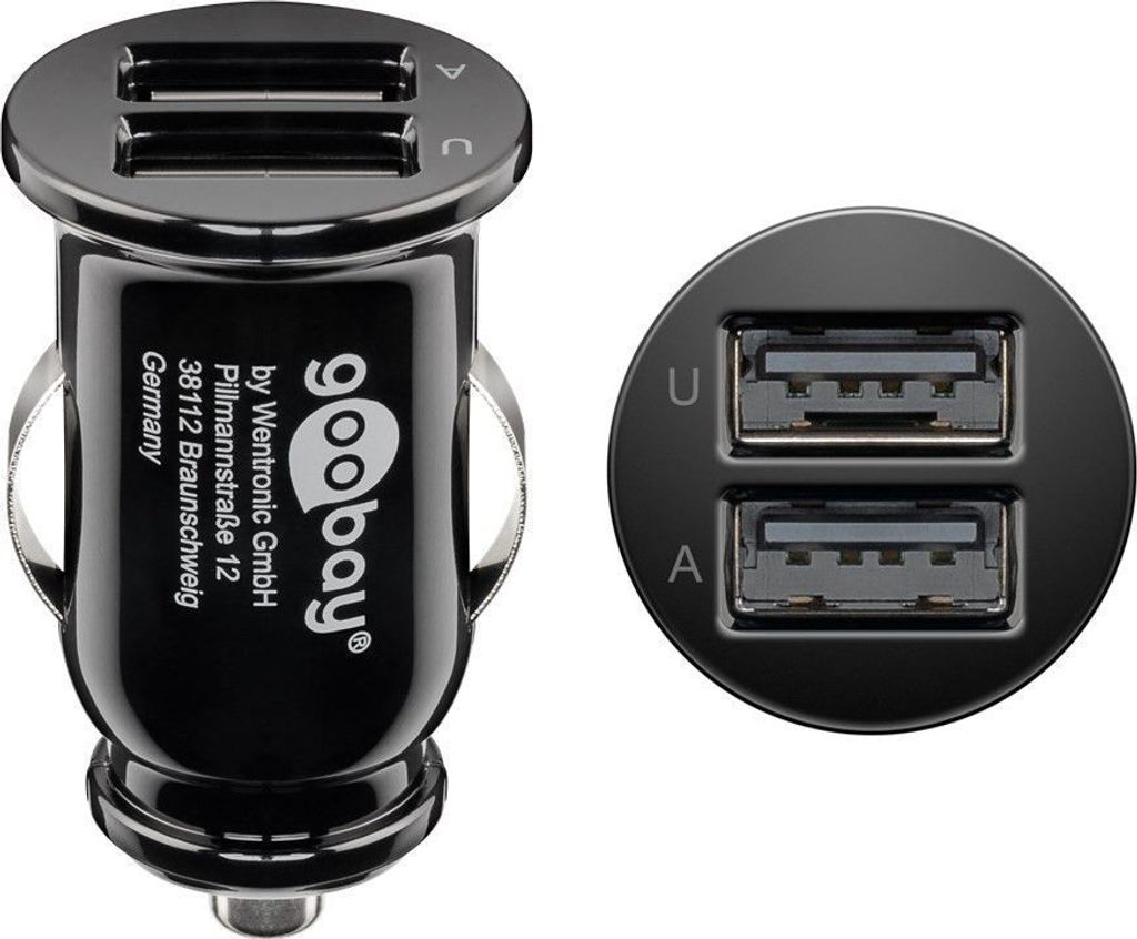 Duální USB nabíječka do auta 2.1 A zástrčka do zapalovače Obrázek produktu 