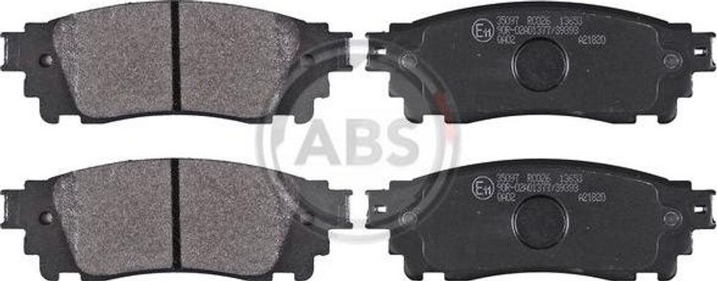 A.B.S. 35097 Bremsbelagsatz, Scheibenbremse OE 0446678010 kompatibel mit NX, Alphard