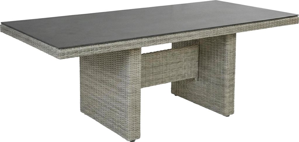LC Garden »Bilbao« Dining Esstisch Gartentisch 220cm Spraystone Grau