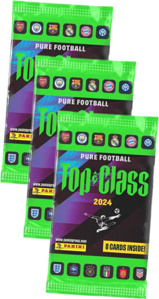 Panini Top Class Karten 2024 - Trading Cards - Sammelkarten - 3 Booster