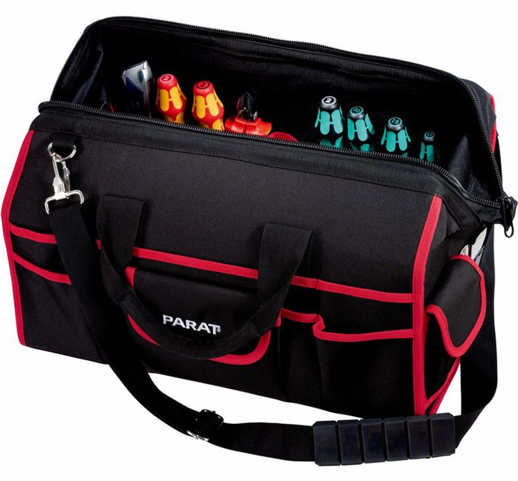 Parat 5990832991, Gereedschapskist, Textiel, Zwart, Rood, Productafbeelding 