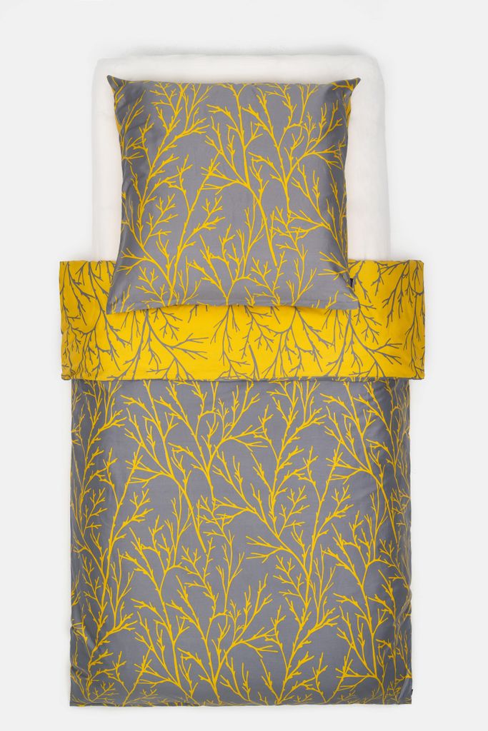 Brielle Mako Satin Wendebettwäsche Set 100 % Baumwolle/Fadenzahl 220 mit Reißverschluss 2-teilig Deckenbezug 135 x 200 cm Kissenbezug 80 x 80 cm...