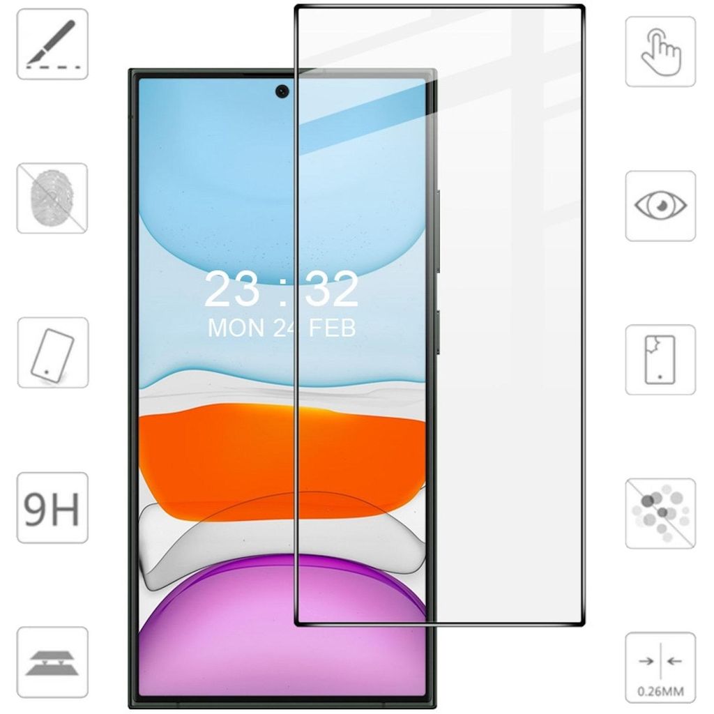 Pre Samsung Galaxy S24 Ultra 3D Display LCD H9 Tempered Obrázok produktu 