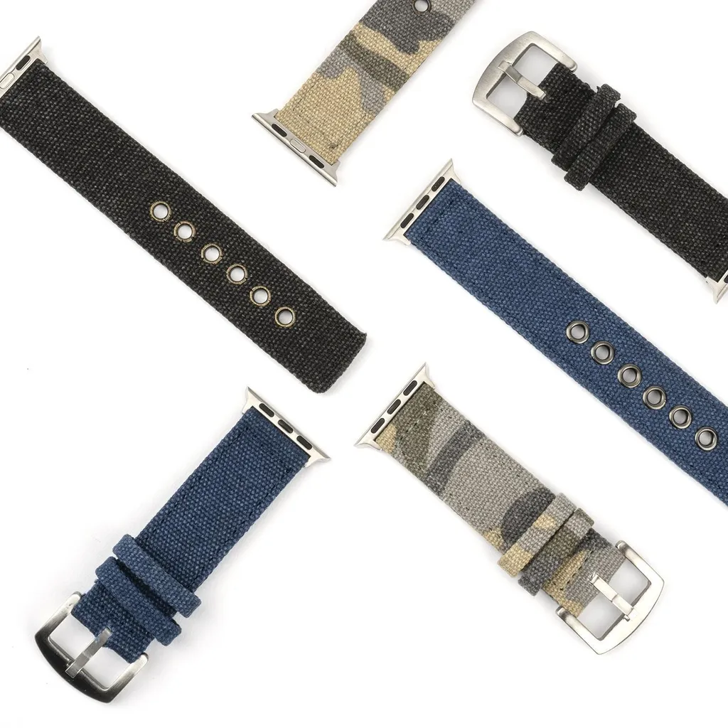 Brassard Apple Watch 40mm en Coton Respirant 4smarts Camouflage