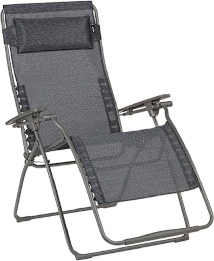 Lafuma "Lafuma Relaxsessel FUTURA XL Liegestuhl Obsidian schwarz klappbar"
