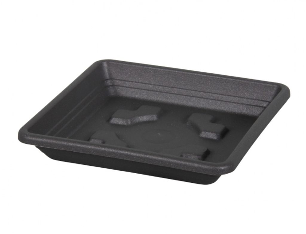 VECA SpA Ciotola sottovaso - QUADRATO ANTRACIT 42x42cm Immagine del prodotto 