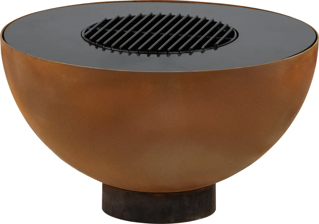 Brasero Extérieur BBQ-Toro 60cm - Foyer de Jardin et Plaque de Cuisson Grille