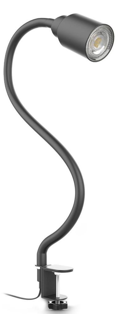 Lampe à pince LED 5W 400lm 3000K Blanc chaud Flexible et Image du produit 