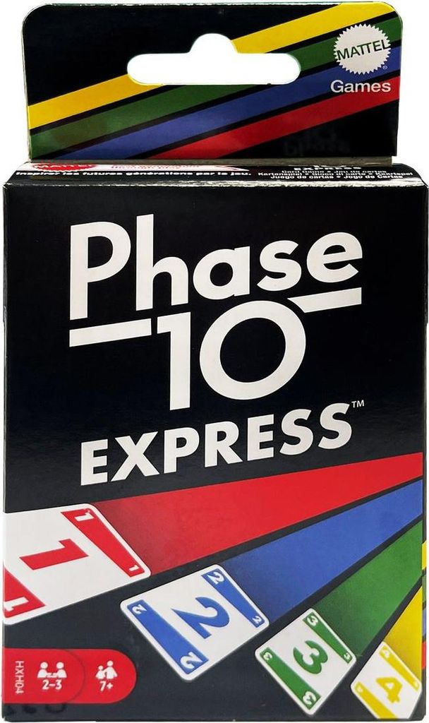 Mattel HXH04 - Mattel Games - Phase 10 Express, Kartenspiel Produktbild 