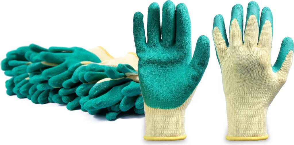 com-four® 10 Paar hochwertige Gartenhandschuhe, Produktbild 