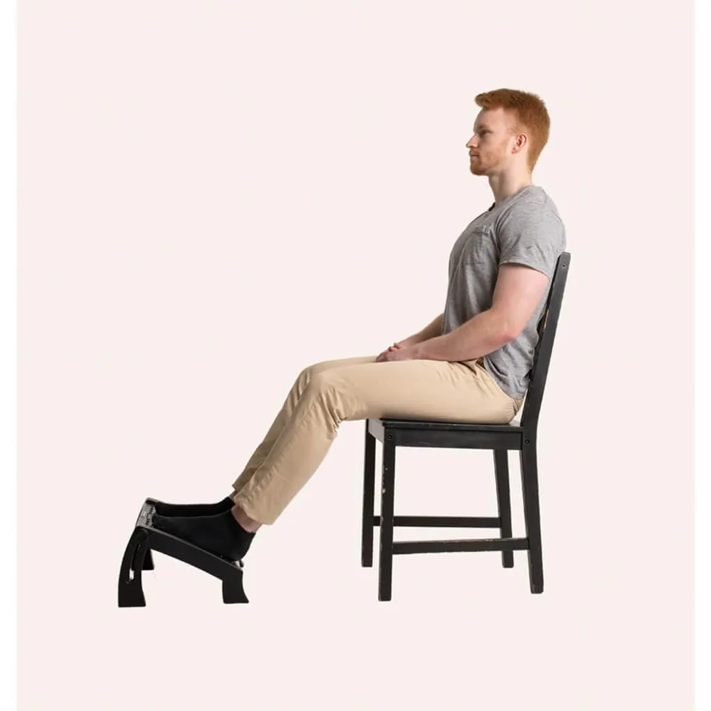 Repose-pieds POSTURE SUÉDOISE inclinable et antidérapant en acier robuste - 3