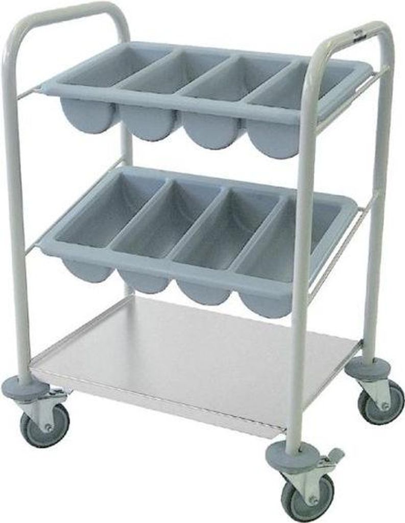 Craven Stahl Besteckwagen