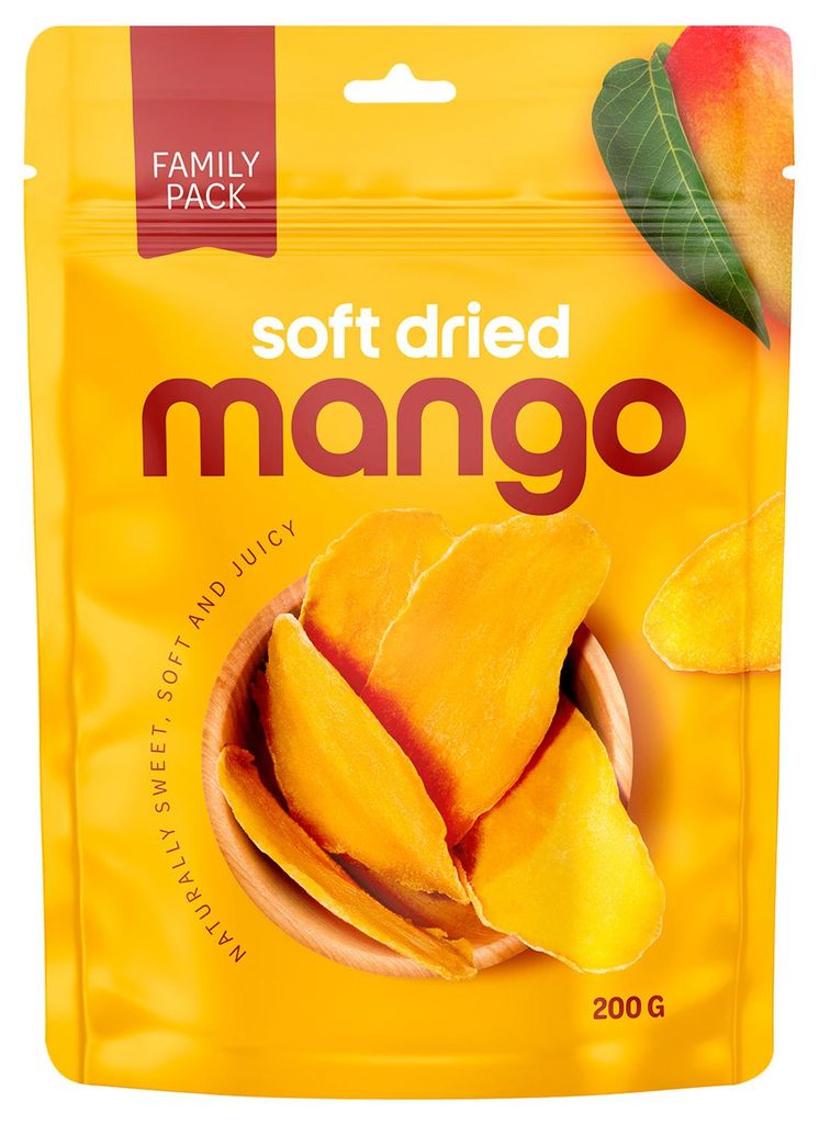 Nordthy Soft Dried Mango 200g Produktbild  KI-generiertes Bild