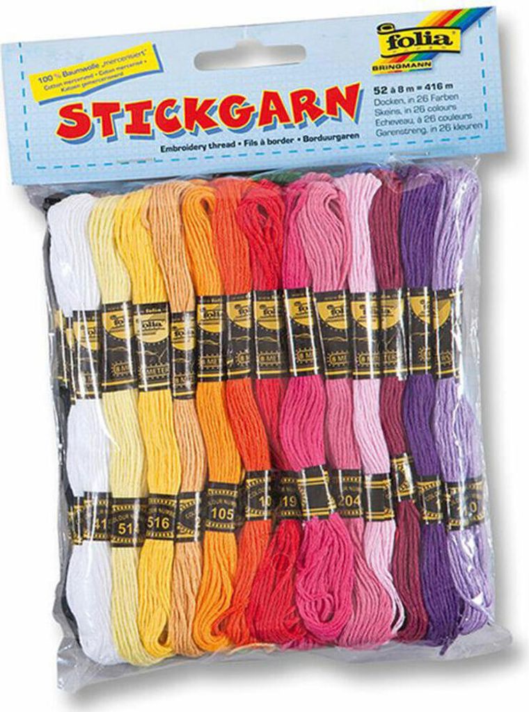 folia nit pro vyšívání matná vícebarevná 1,0 mm x 8,0 m Obrázek produktu