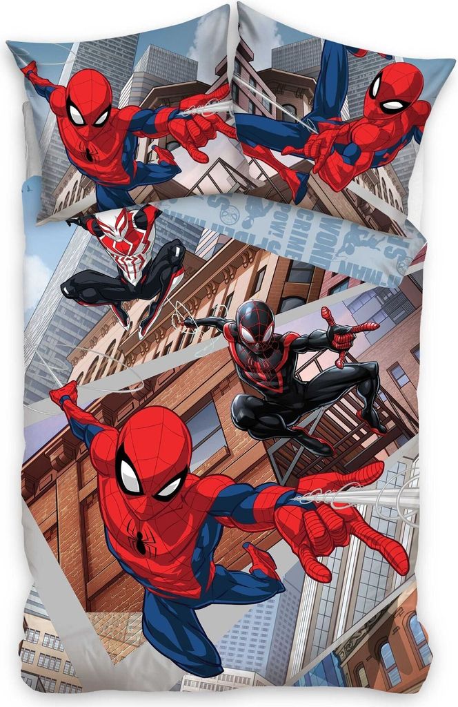 Carbotex SPIDERMAN Wendebettwäsche Set für Kinder, Produktbild