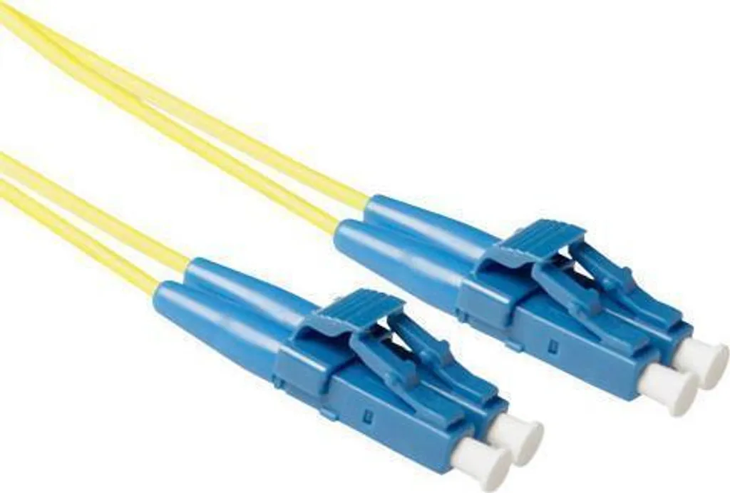 Cavo Fibra Ottica ACT OS2 1m LC-LC Duplex | Ultra-Fast 100G Ready LSZH