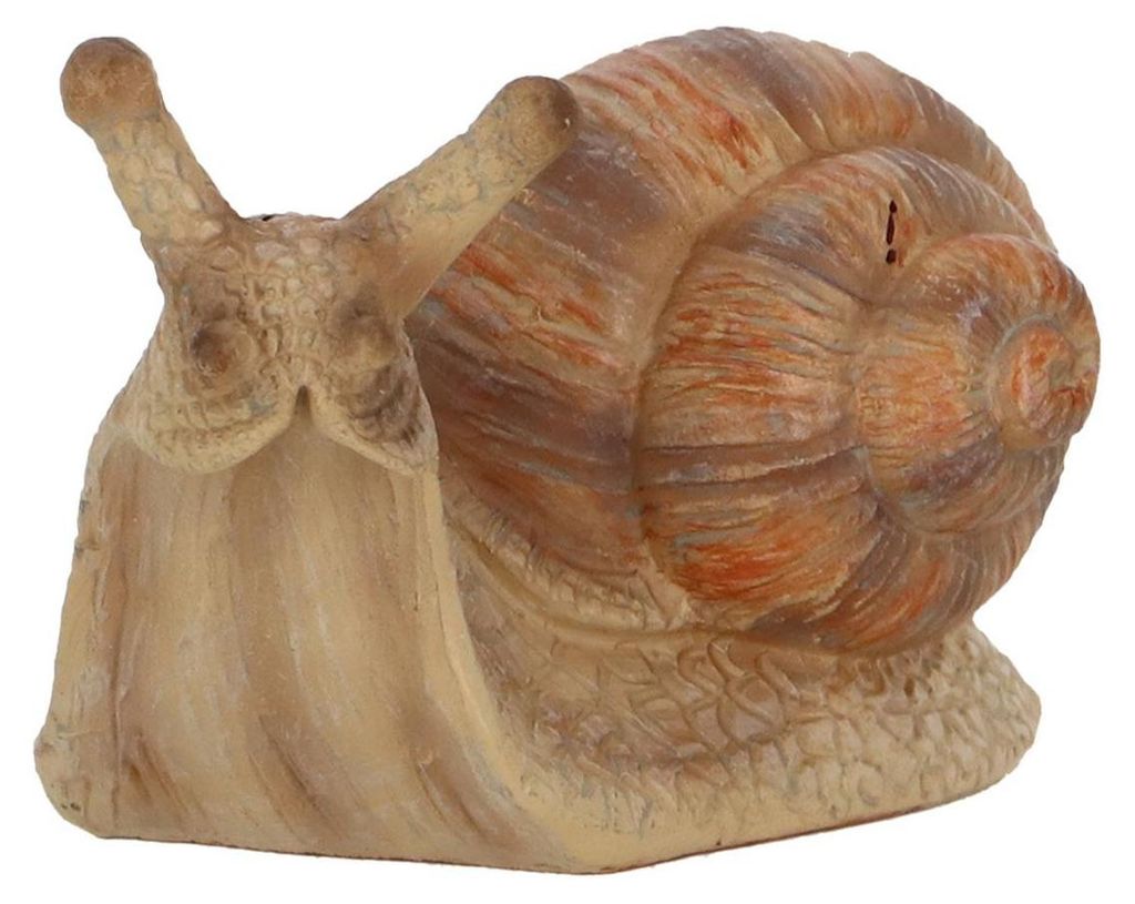 Esschert Design | Gartendeko - Dekoobjekt - Figur - 5 x 9 x 5 cm - braun - aus Polyresin - Schnecke - Dekorativ - Garten