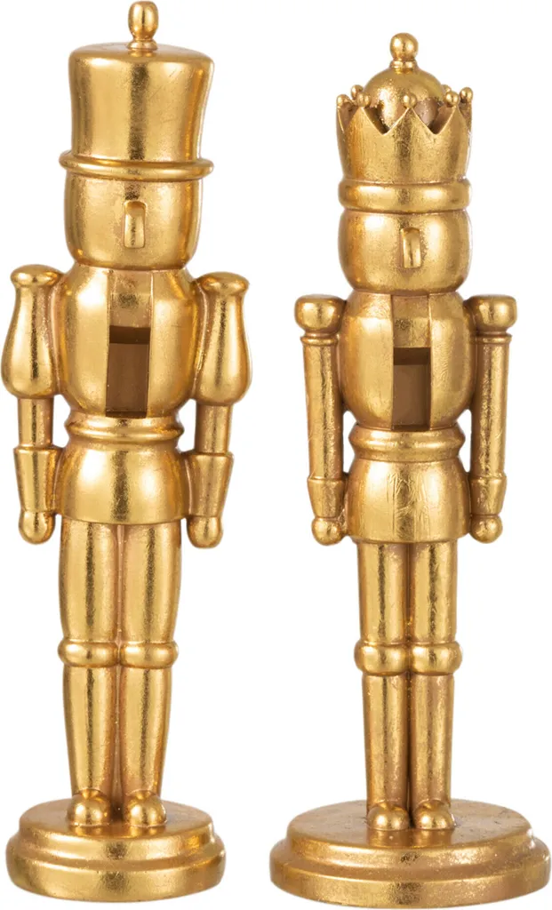 Casse-noix pratique J-Line Poly Gold Small - Pour noix et noisettes