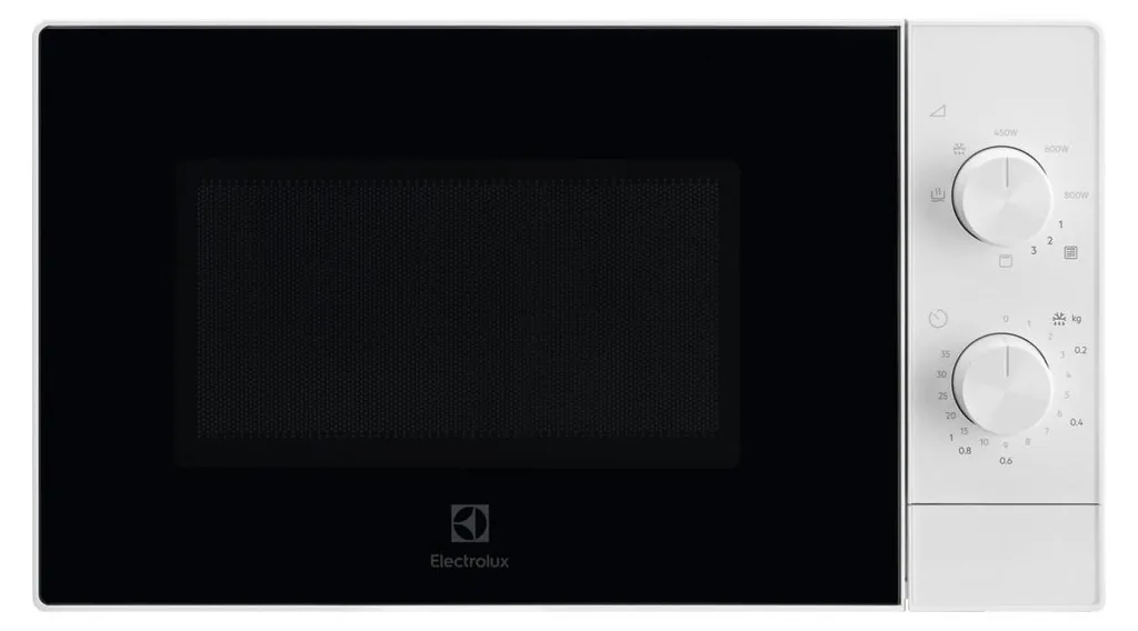 Petit four micro-ondes combiné 21L Electrolux pour cuisiner et griller