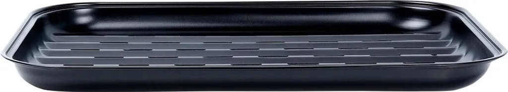 Plaque de cuisson grill perforée en acier pour viandes et légumes 40cm - 4