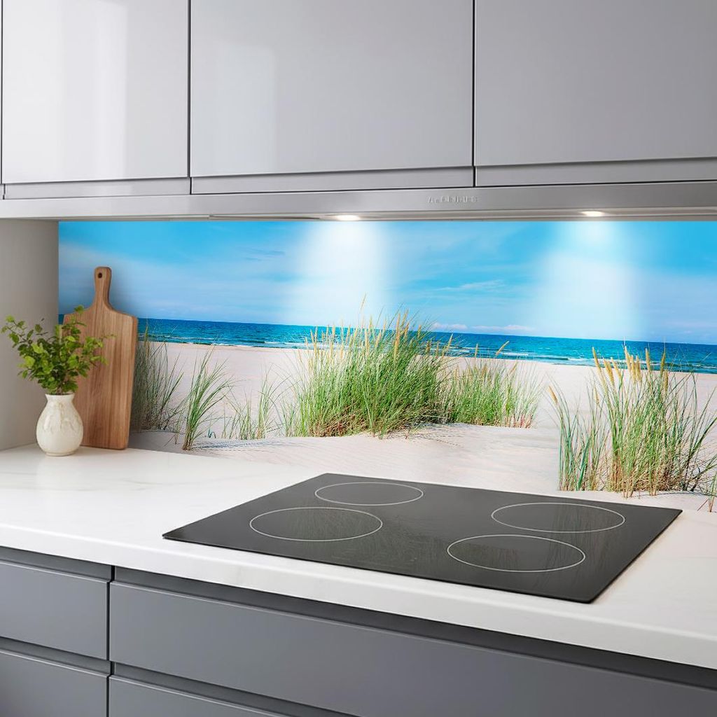 Küchenrückwand Nordsee 60 x 200 cm, Spritzschutz Küche Produktbild 