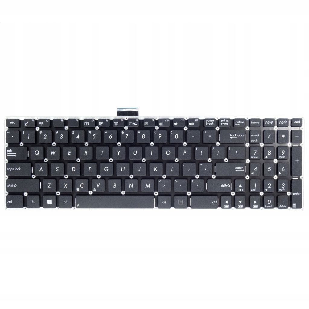 Tradebit Laptop-Tastatur für Asus A555 F553 F555 K555 K56 P553 R515 R554 R556 X551 X553 X554 X555 A555L A555LD US QWERTY