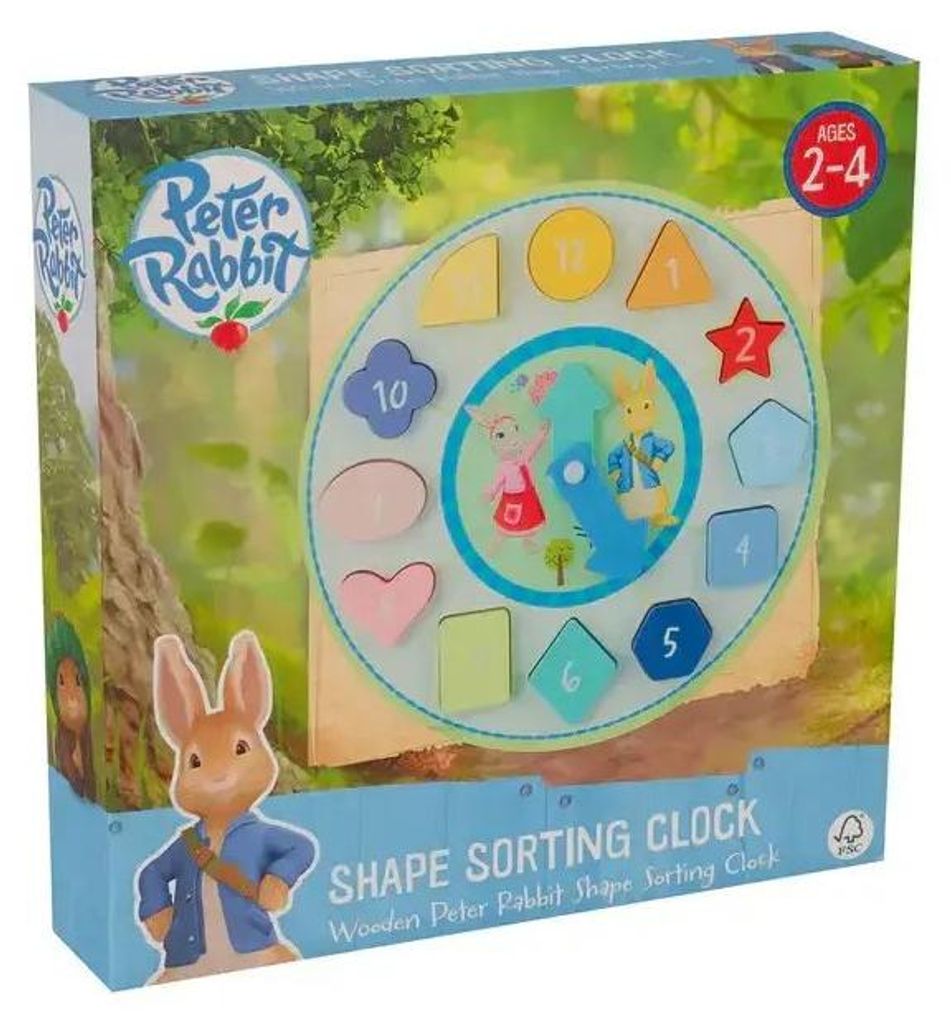 Puzzle-Uhr Peter Rabbit , Orange Tree Toys
