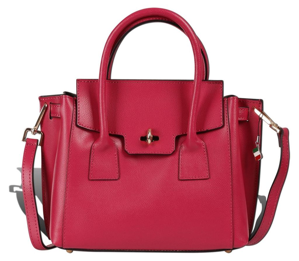 Florence Damen Handtasche Leder Tasche fuchsia D2OTF848P4