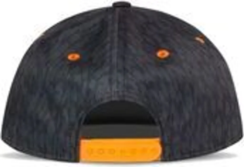 Regalo Idea: Cappellino Naruto Konoha Snapback Nero Arancio - 6