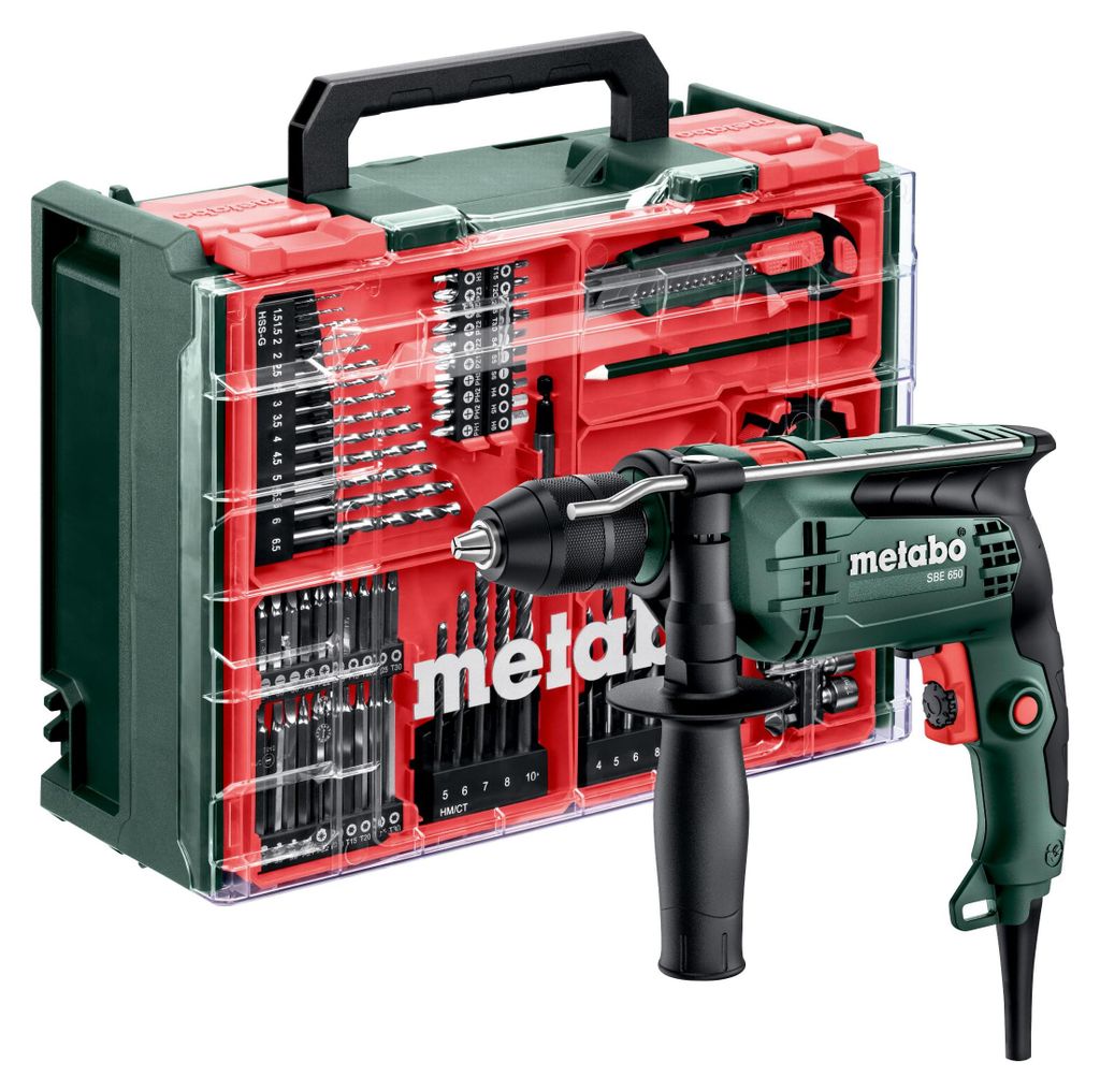 Set Metabo SB 650 Trapano a percussione 650 W 10 Nm + set Immagine del prodotto 