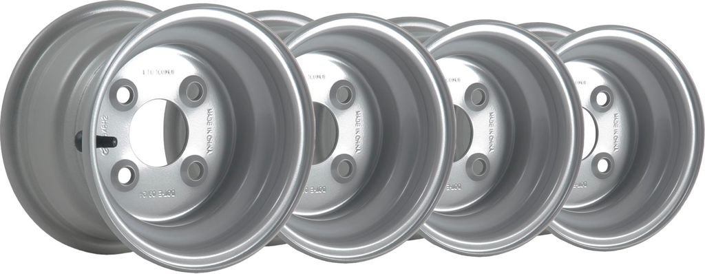 5.50x8 Stahlfelge 4 Bolzen Metrisch 100mm PCD 60mm Mittelloch 357kg (Satz von 4)