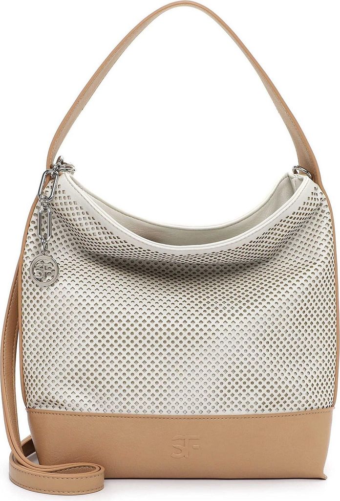 SURI FREY Schultertasche Umhängetasche Lilly SC Shoulder Bag Ecru creme
