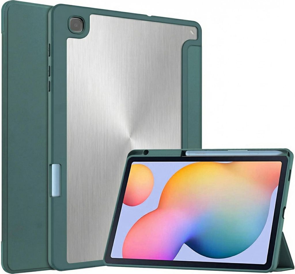 imoshion Trifold Hardcase Klapphülle Samsung Galaxy Tab S6 Lite (2020/2022/2024) - Grün
