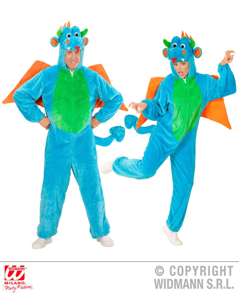 Drachen-Overall für Erwachsene, Größe:L Produktbild 