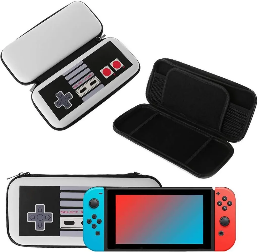 Borsa di stoccaggio Borsa da viaggio per console Switch Modello di impugnatura Tessuto morbido tattile Gamepad Copertura protettiva FC Modello di impugnatura - 1