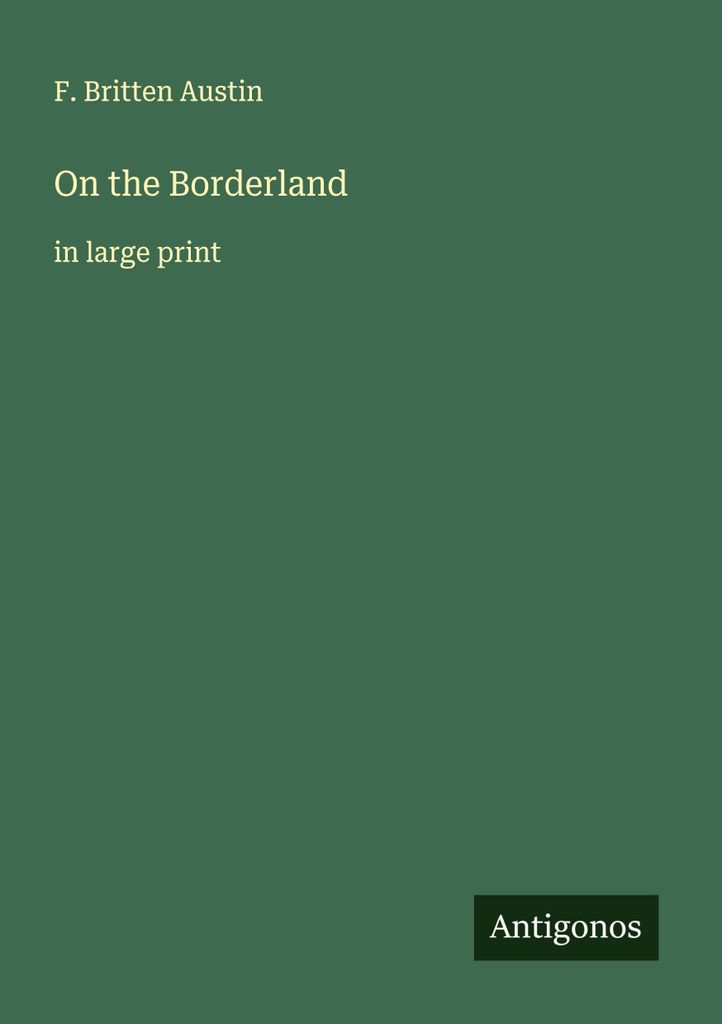 On the Borderland