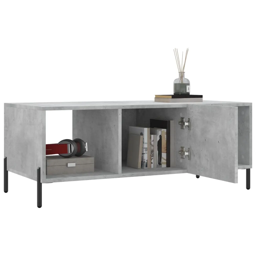 Tavolino Salotto 102x50 Grigio Cemento Maison Exclusive - Miglior Prezzo - 4