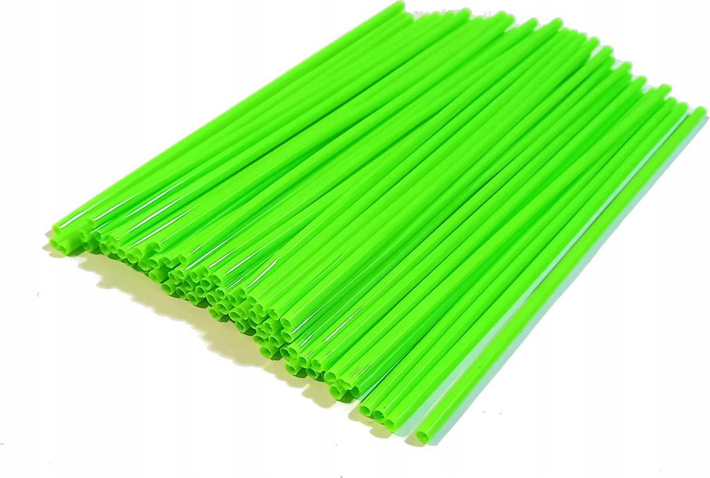 Speichenabdeckungen Grün Fluo für Kawasaki Tuning - Mx Spoke Look Hit