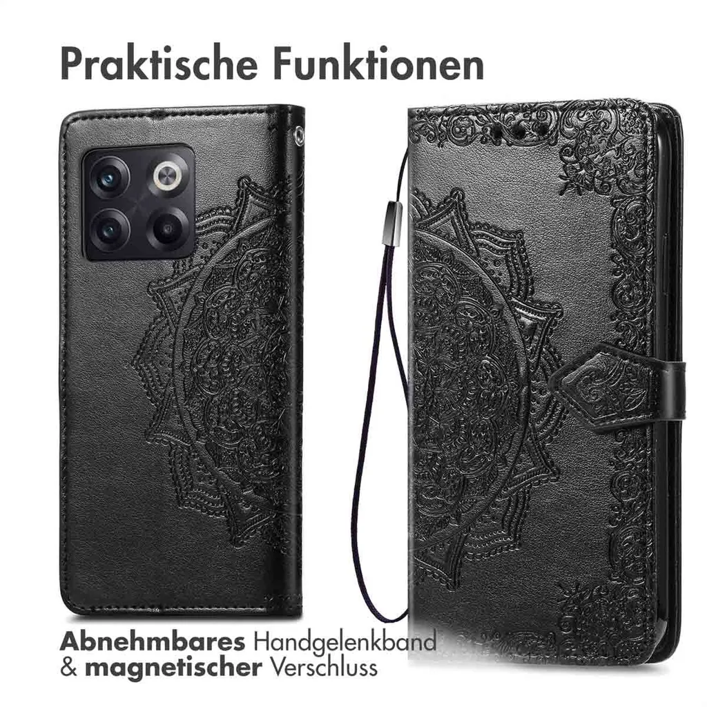 imoshion Custodia a libro Mandala OnePlus 10T - Nero - 2