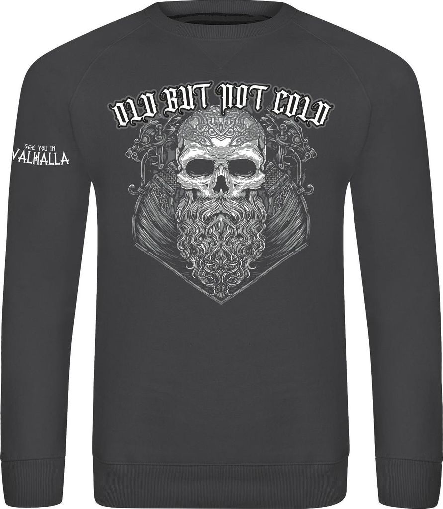 Herren Sweatshirt Vikings Old but not Cold