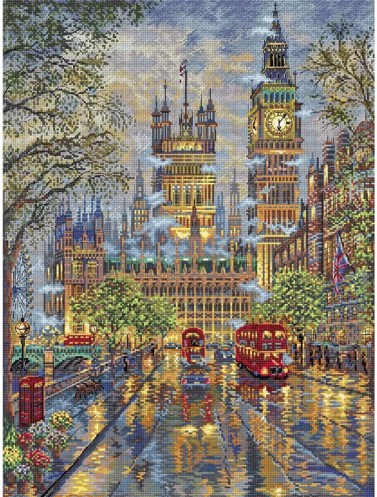 Tableau à Broder Letistitch Le Palais 44x33cm Idéal Décoration Maison