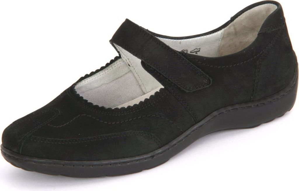 Waldläufer Damen Ballerinas  Leder schwarz 6,5 Produktbild 