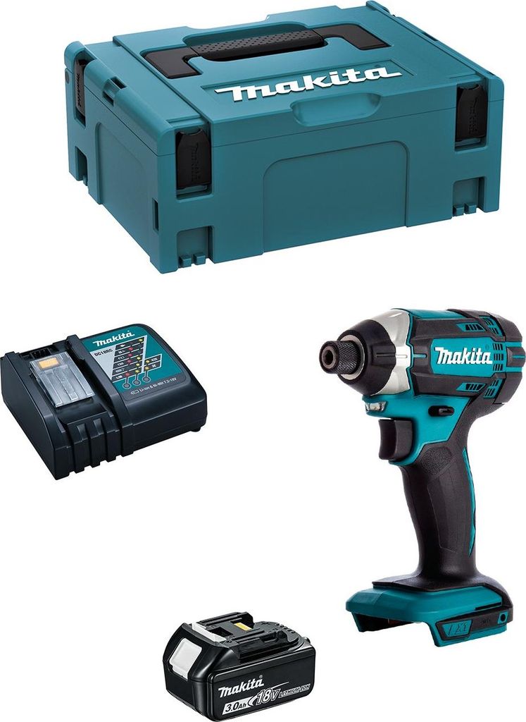 Schlagschrauber MAKITA DTD152RFJ1 (1 x 3,0 Ah + DC18RC + MAKPAC 2)