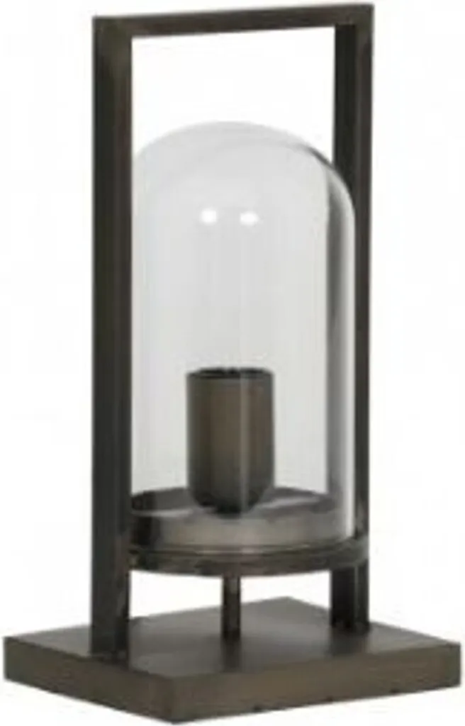 Casa Padrino Lampada da Tavolo Nero Antico 32.5cm | Illuminazione Lusso