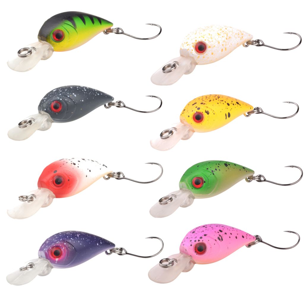 Esca Wobbler Trout Jara Crancun 25 AX19 – Ultraleggera 2,5g Con Bagliore UV – Per Trota E Predatori