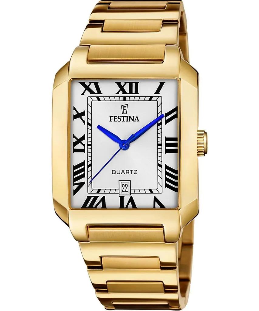 Festina F20678/1 Gold: Orologio Rettangolare Uomo per il Successo