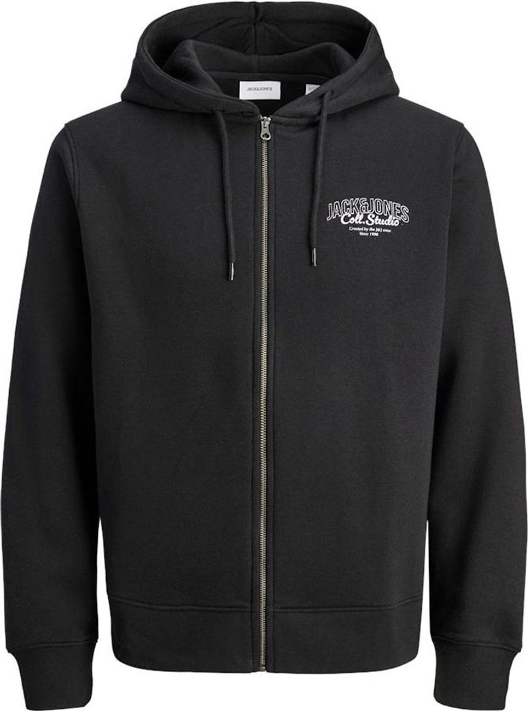 Jack & Jones Makoto Plus Size Reißverschlusspullover Schwarz 3XL Mann Schwarz 3XL