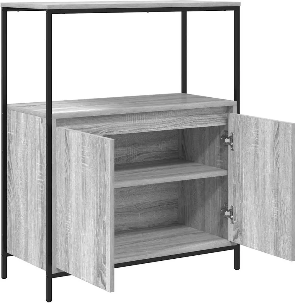 Mobile Bagno Design Grigio Sonoma 76,5 cm | Eleganza Materica - 5