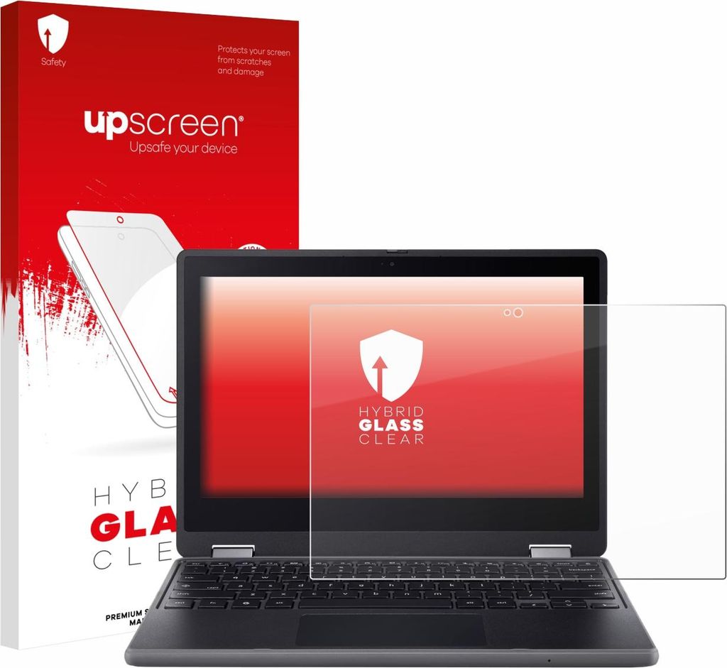upscreen Schutzglas für Acer Chromebook Spin 511 R757TN Schutzfolie Panzer Folie Glas Display Schutz klar