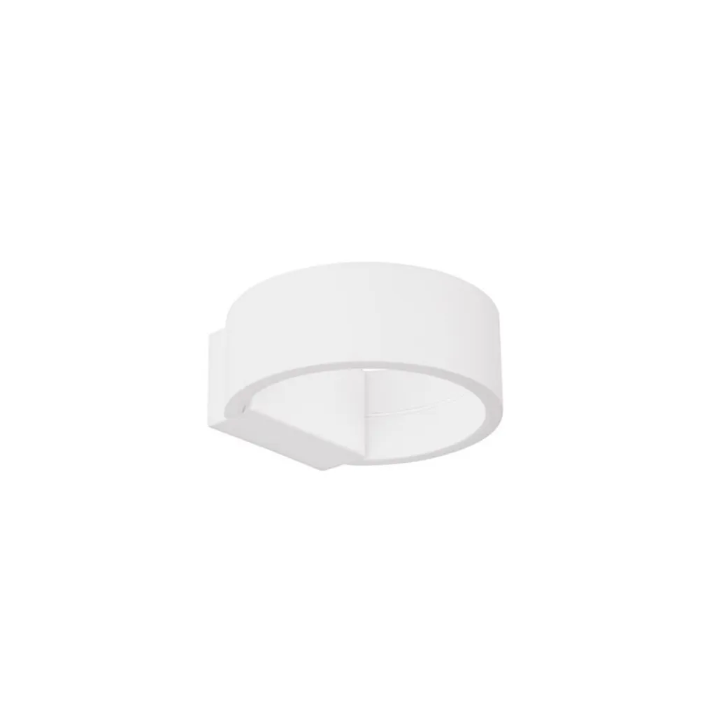 Lampe murale LED blanche Nova Luce Enna pour éclairage salon et bureau - 2